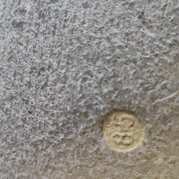 Restricted brand loafers brown leather and blue broadcloth. Size 8 1/2 tl - Picture 4 of 4